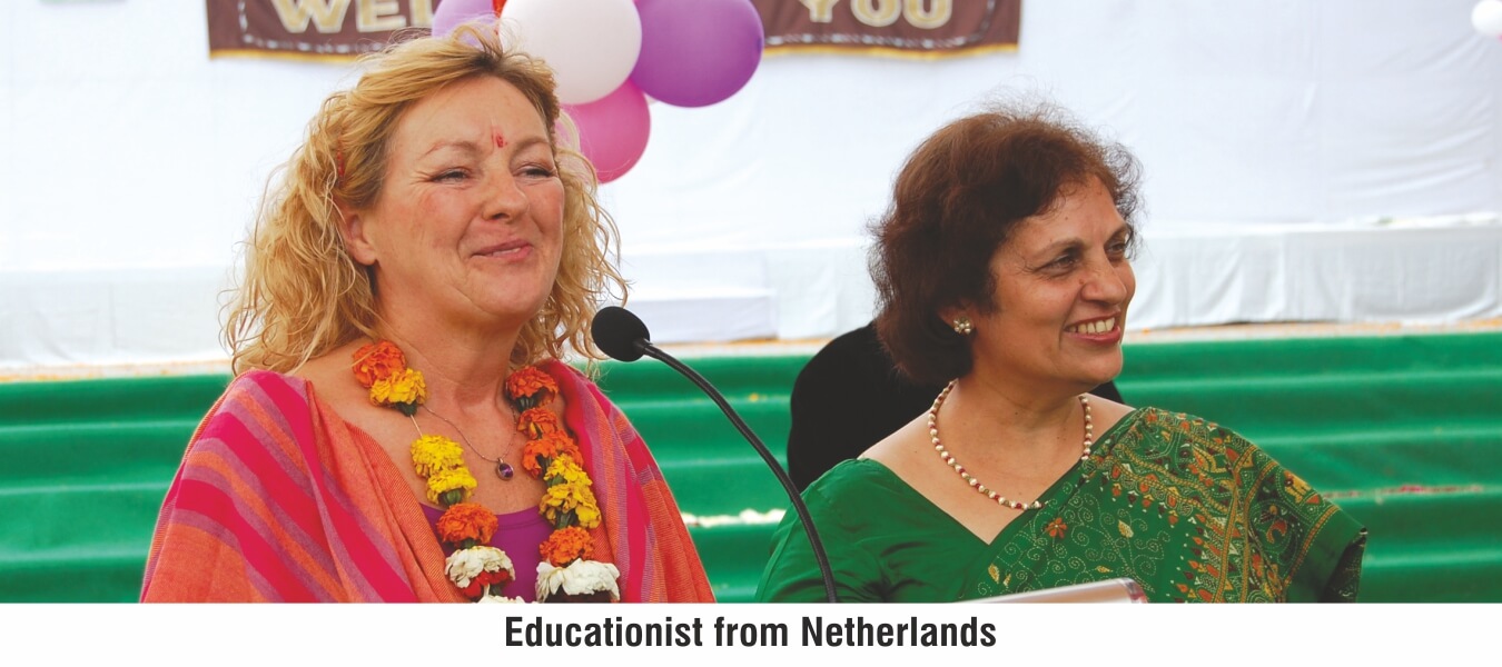 Richmondd Global School in new Delhi with educationist of Netherlands